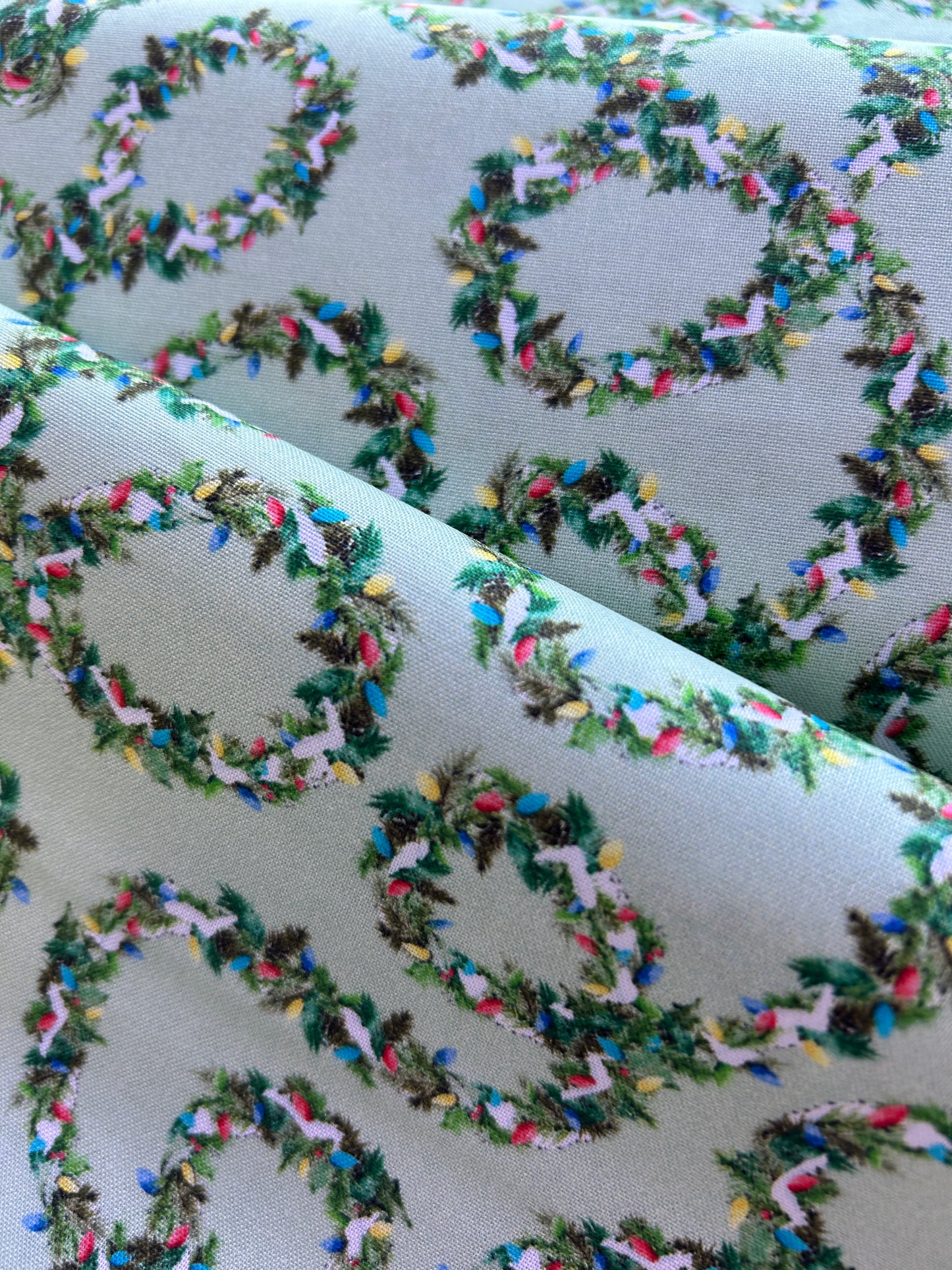 Winter Village - pine garland