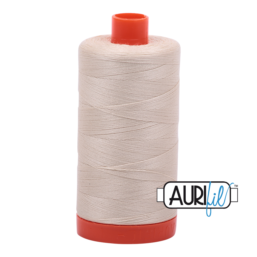 Aurifil cotton thread 50wt 2310 light  beige