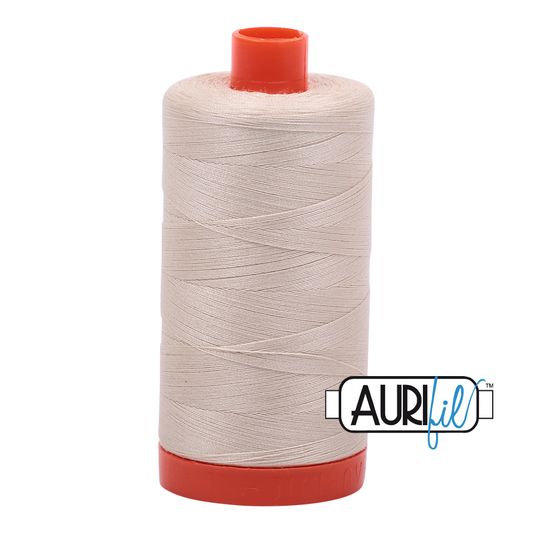 Aurifil cotton thread 50wt 2310 light  beige