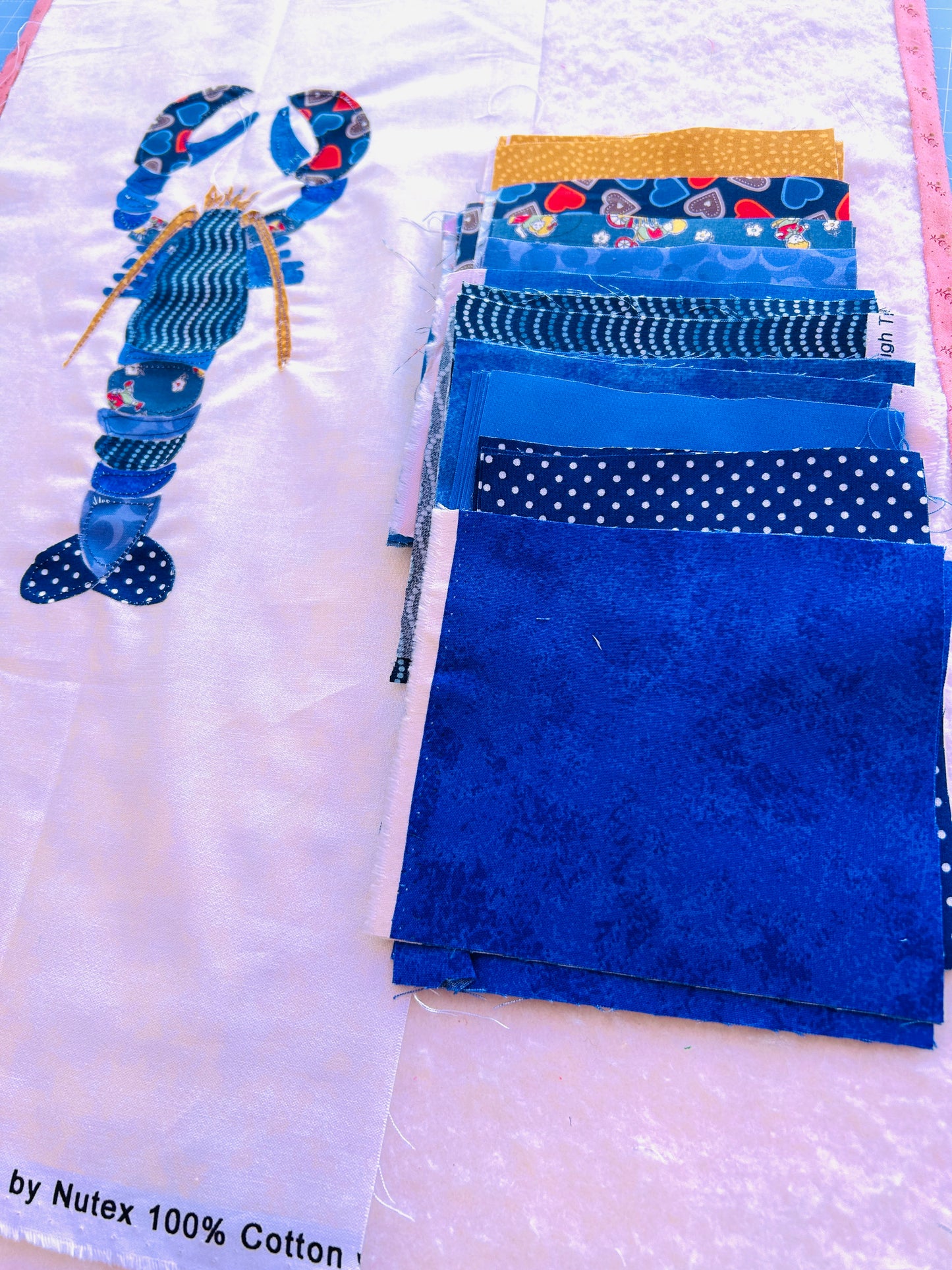 Scrappy Lobster Kit - red or blue!