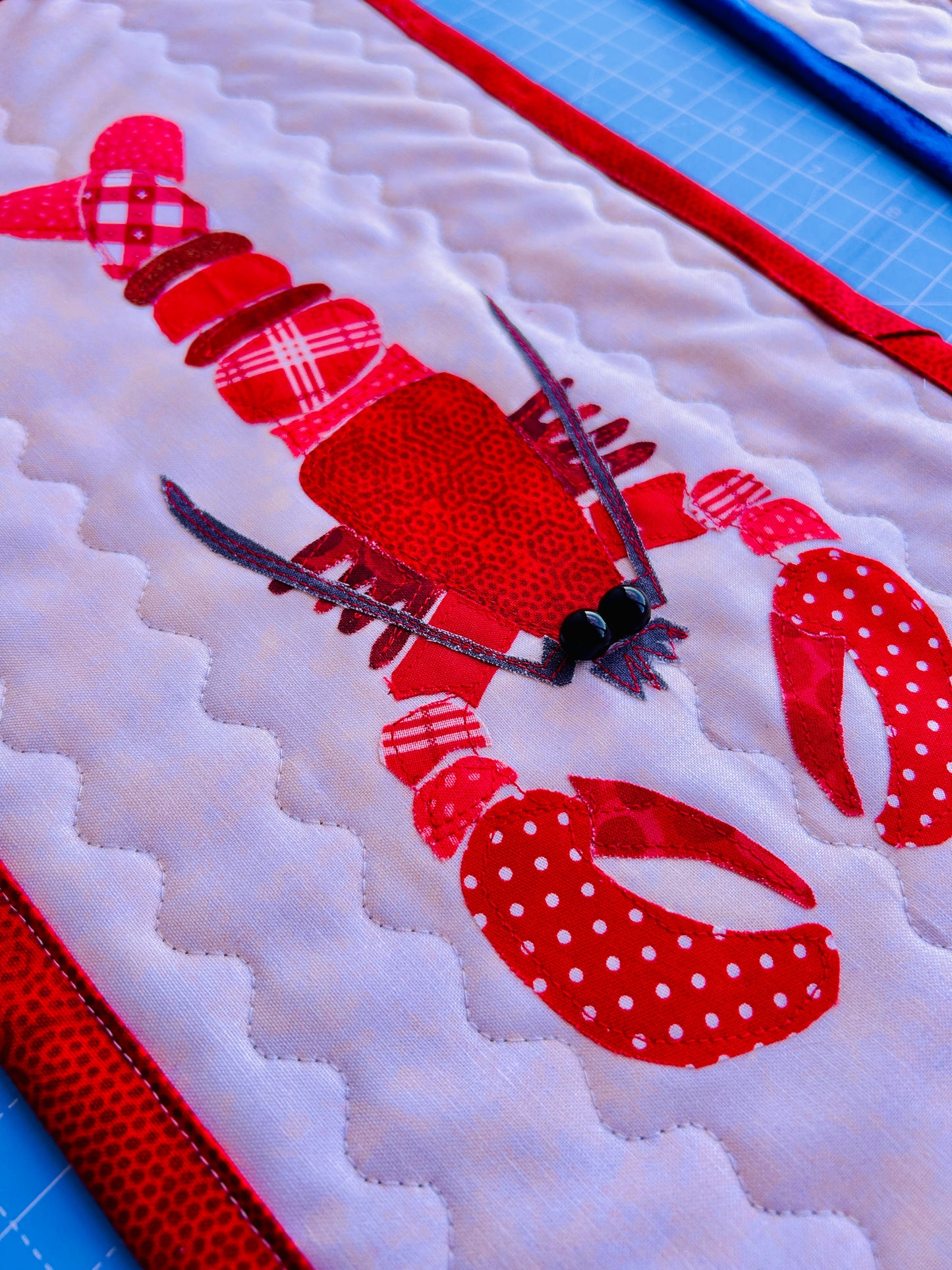 Scrappy Lobster Kit - red or blue!