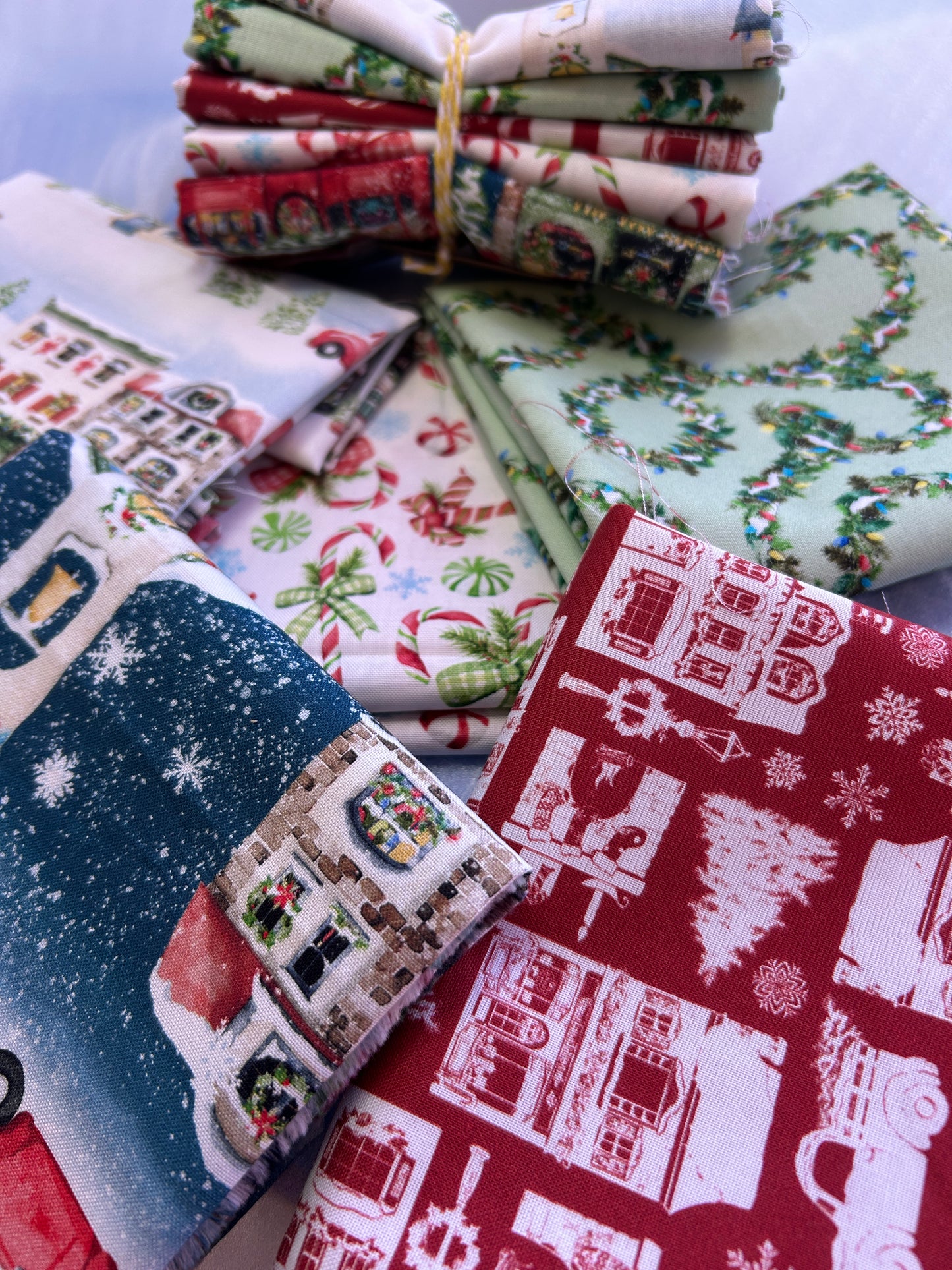 Winter Village - fat quarter bundle