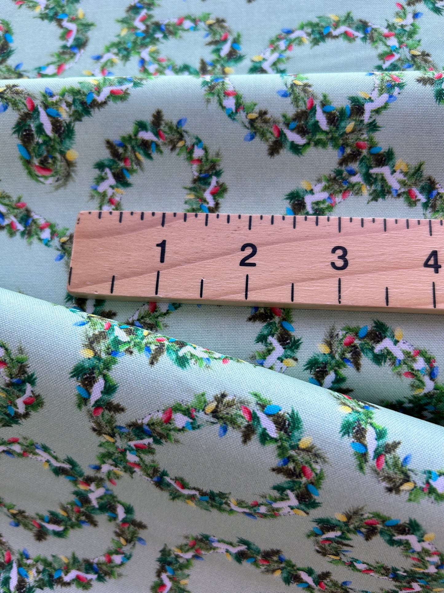 Winter Village - pine garland