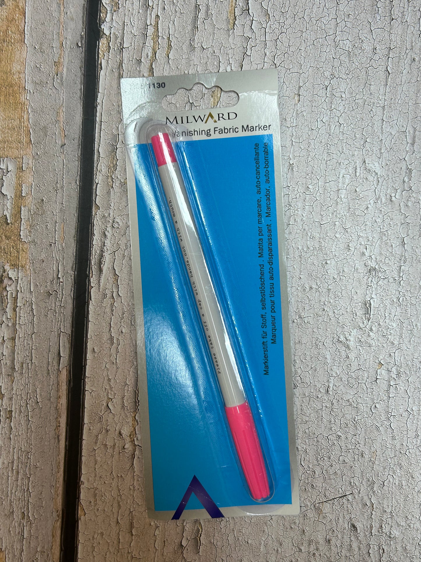Millard vanishing fabric marker