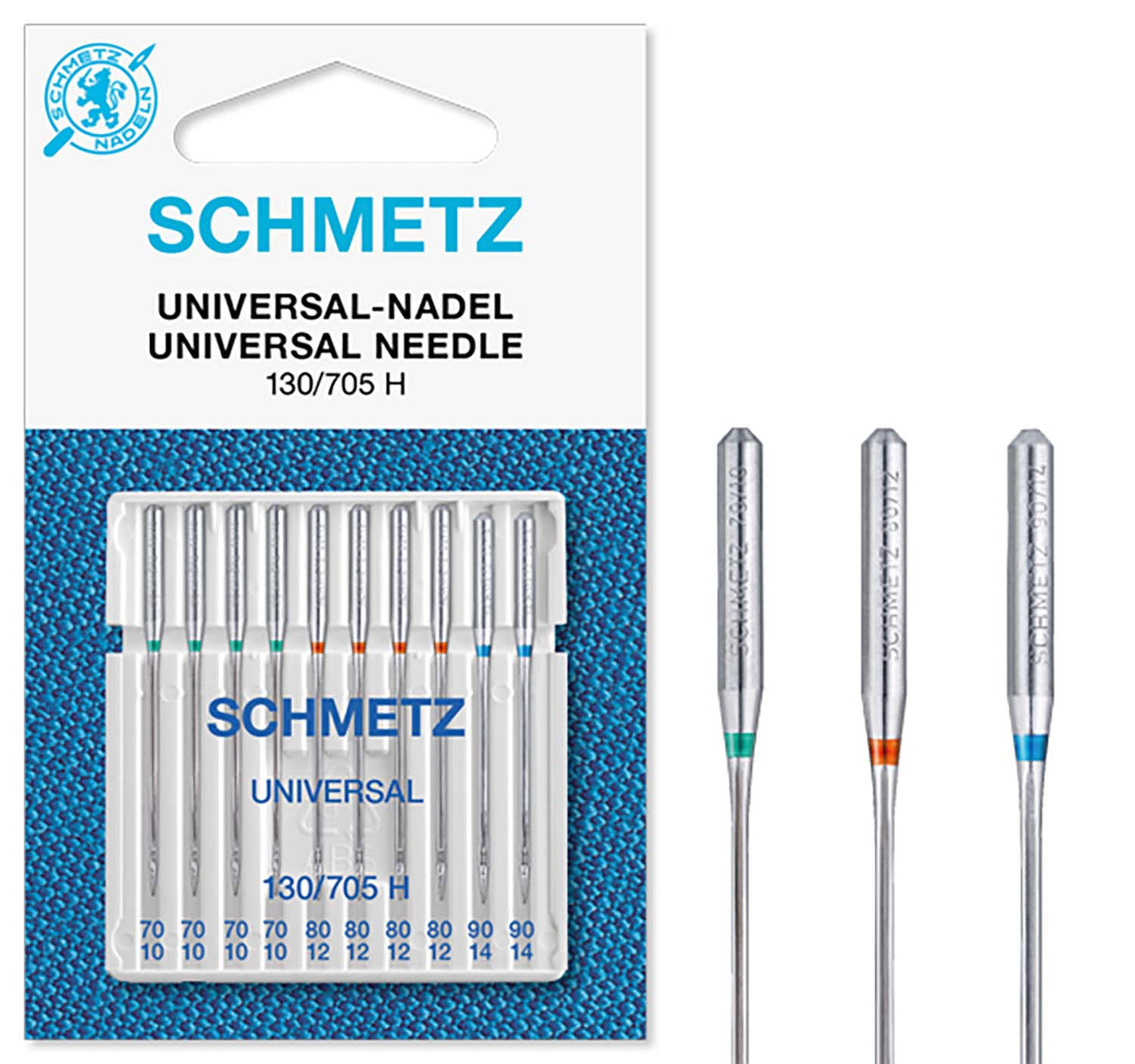 Schmetz Universal needles assorted 70/10 -90/14 (10 pieces) 705097