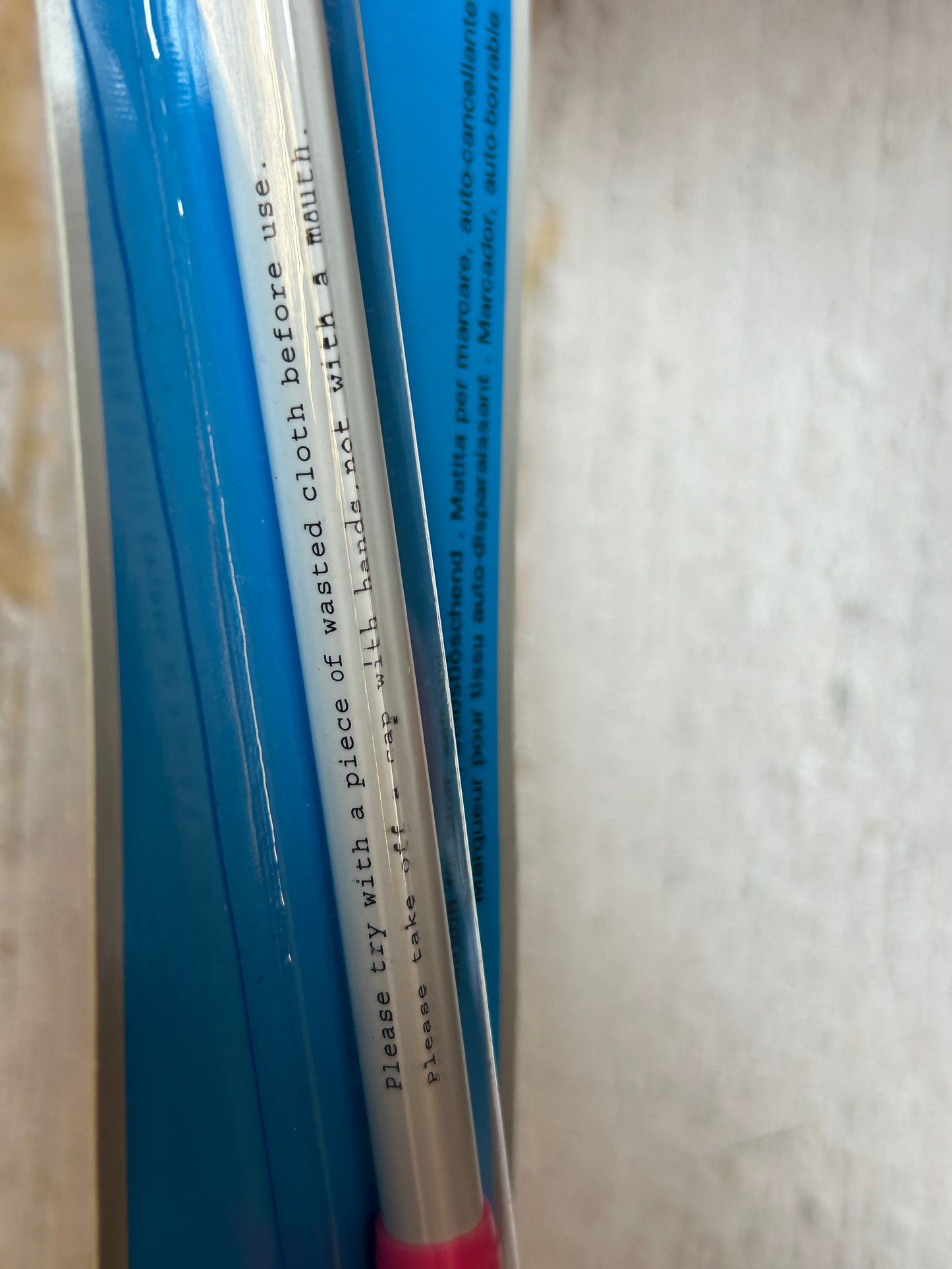 Millard vanishing fabric marker