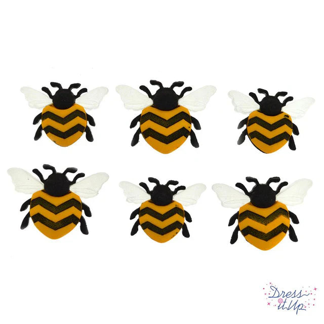 Bee Happy buttons