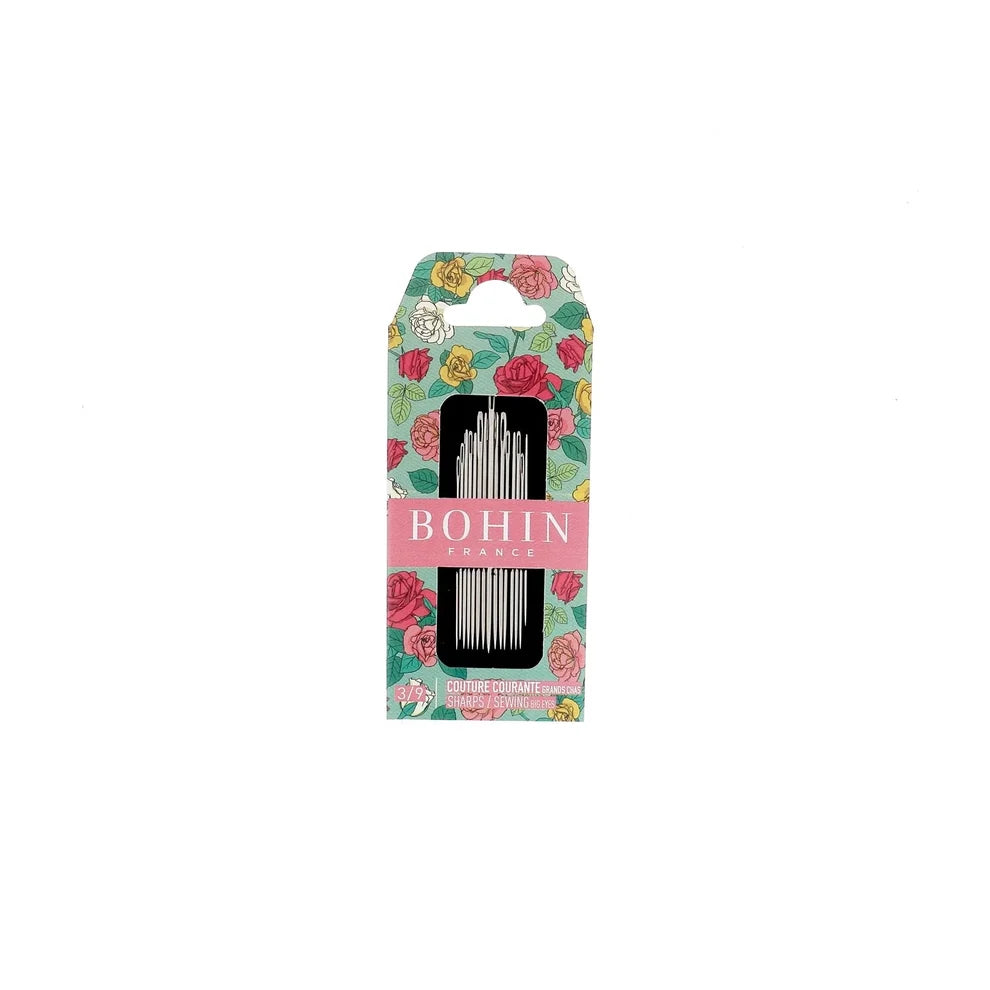 Bohin needles big eyes sharps for sewing Assorted 3/9