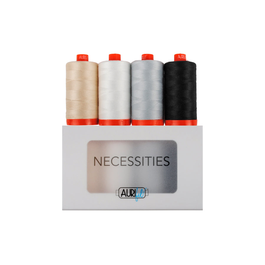 Aurifil Necessities 4 large spools 50 weight thread
