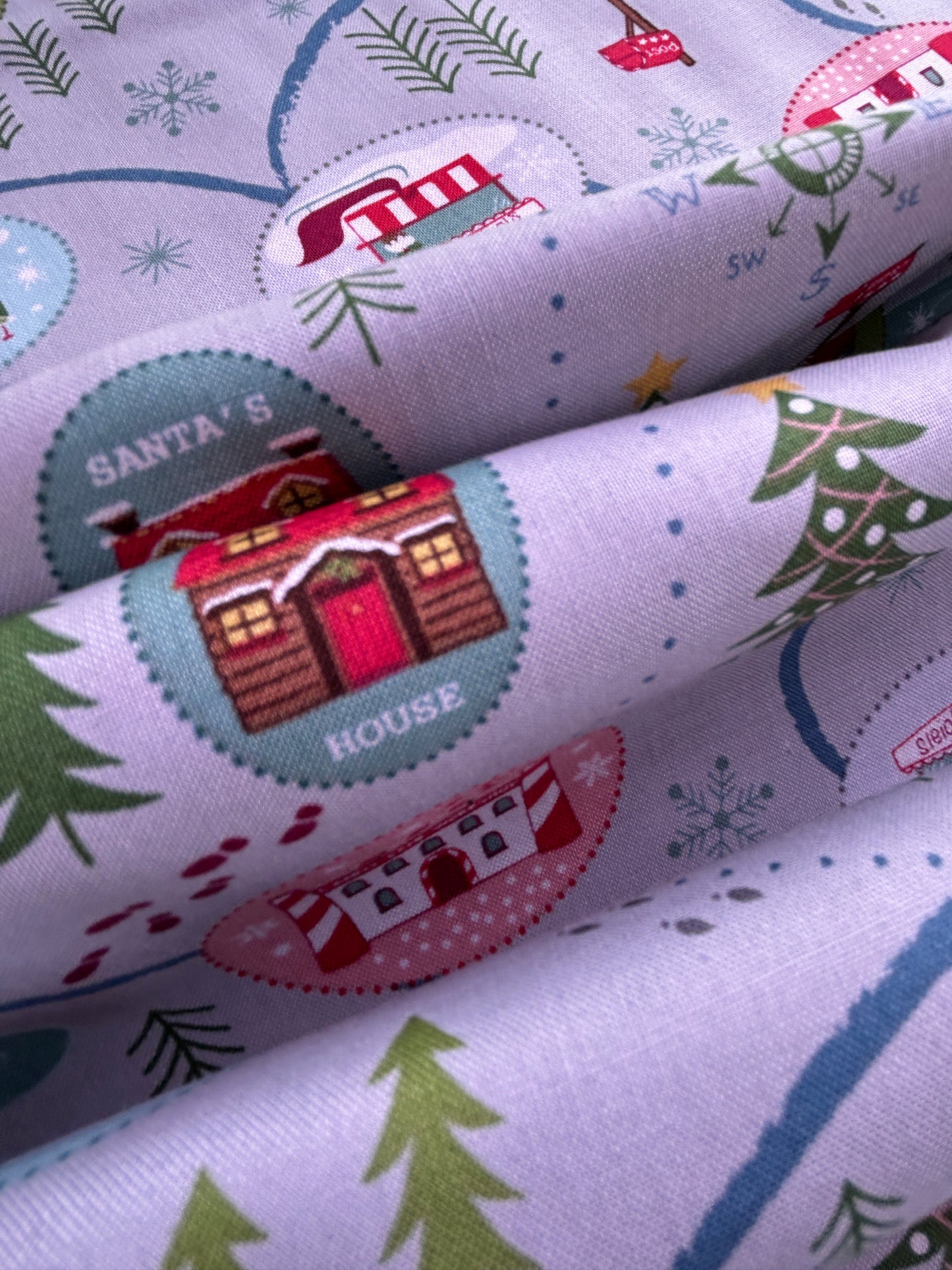 North Pole on grey