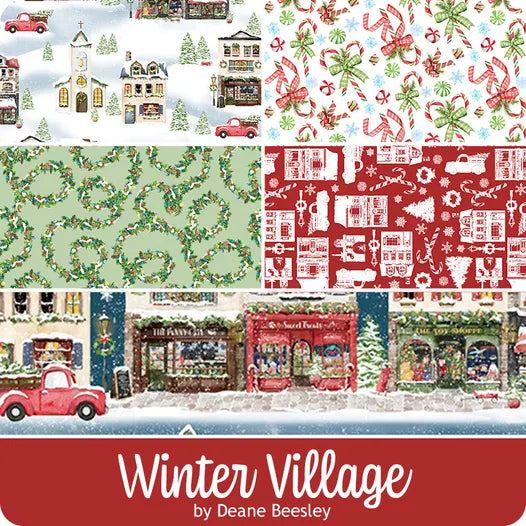 Winter Village - candy cane lane