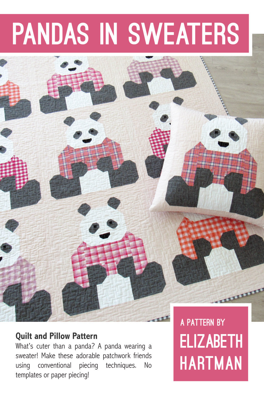 Elizabeth Hartman Pandas in Sweaters