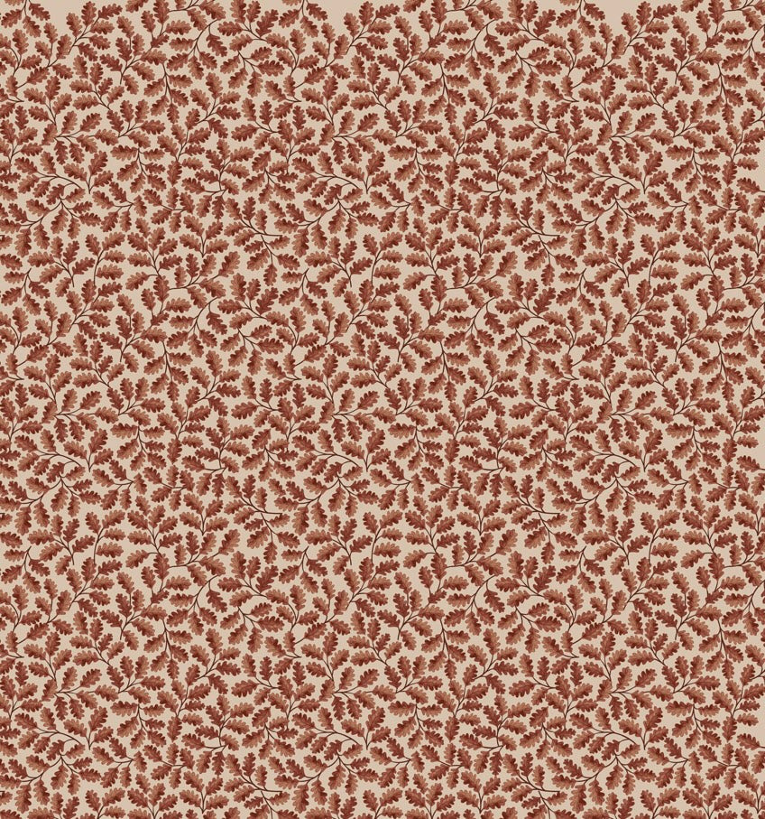 Cranborne Chase - oak leaves on light brown