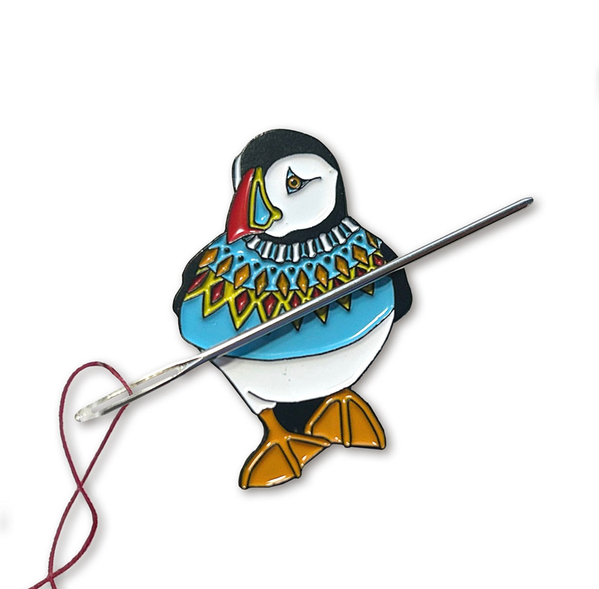 Emma Ball - needle minder Woolly Puffin