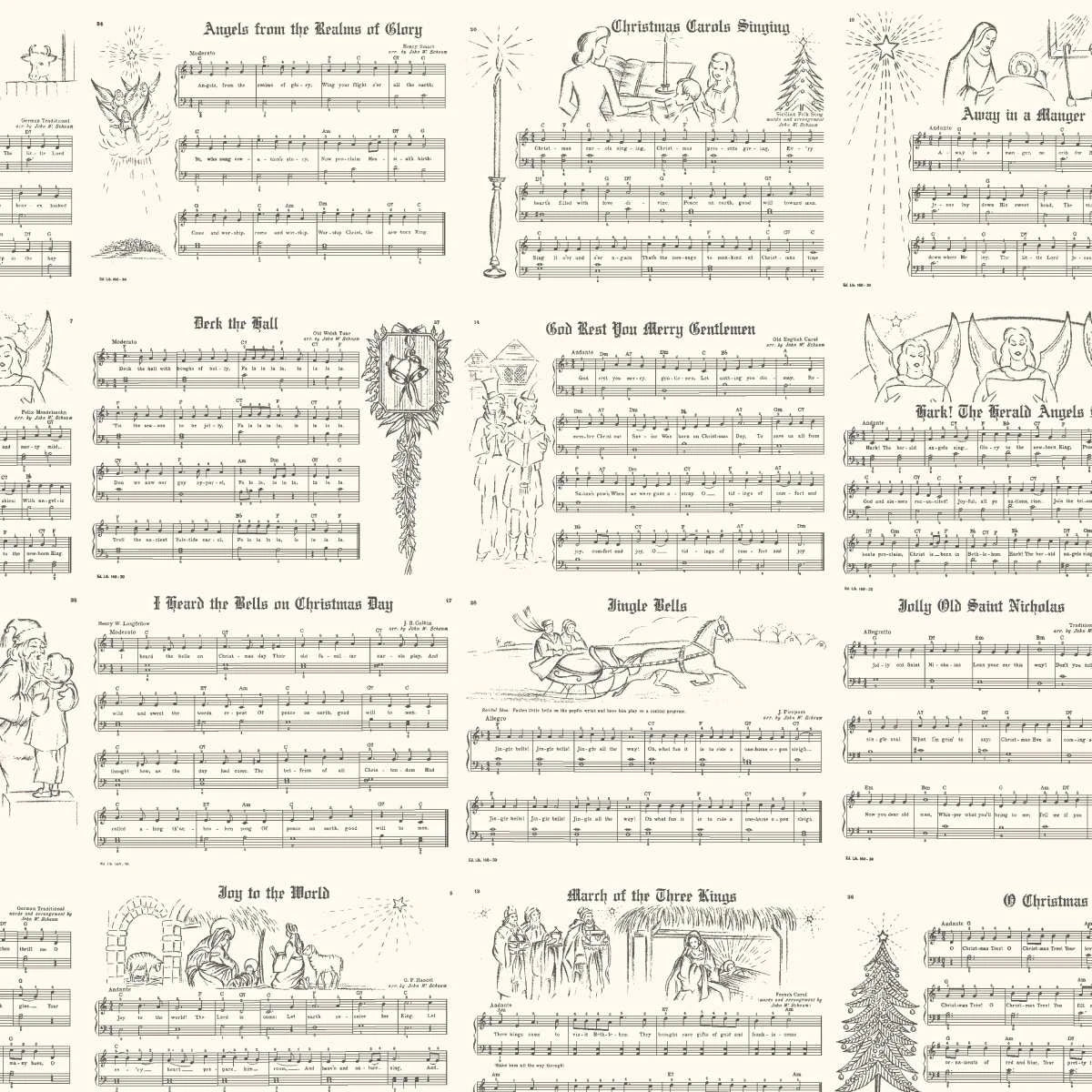 Greetings at Christmastide - music