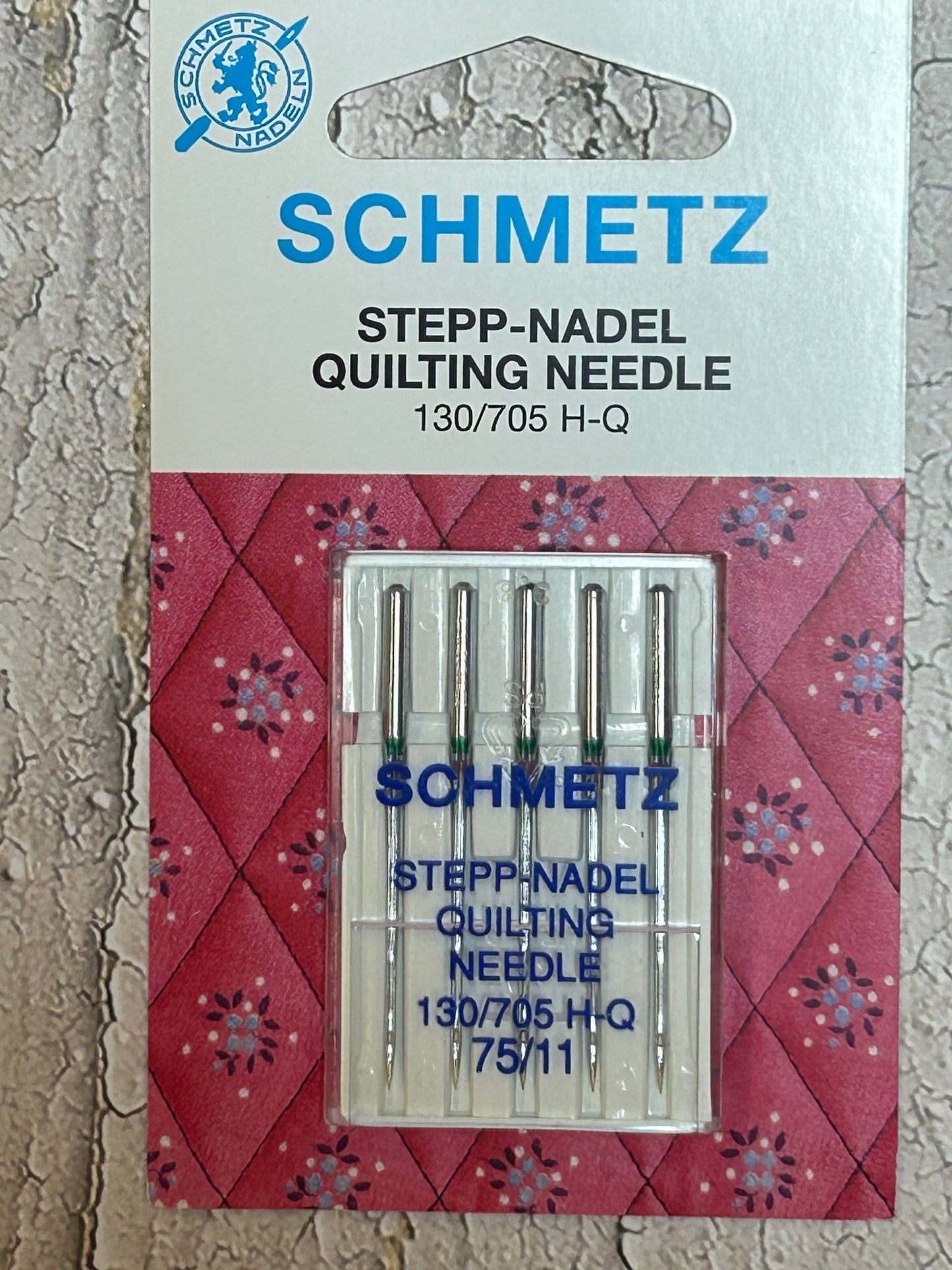 Schmetz quilting needles 75/11  710747
