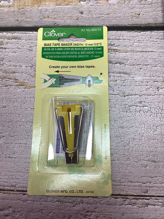 Bias tape maker 12mm 1/2 “
