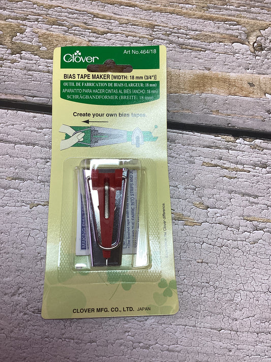Bias tape maker 18 mm 3/4 “