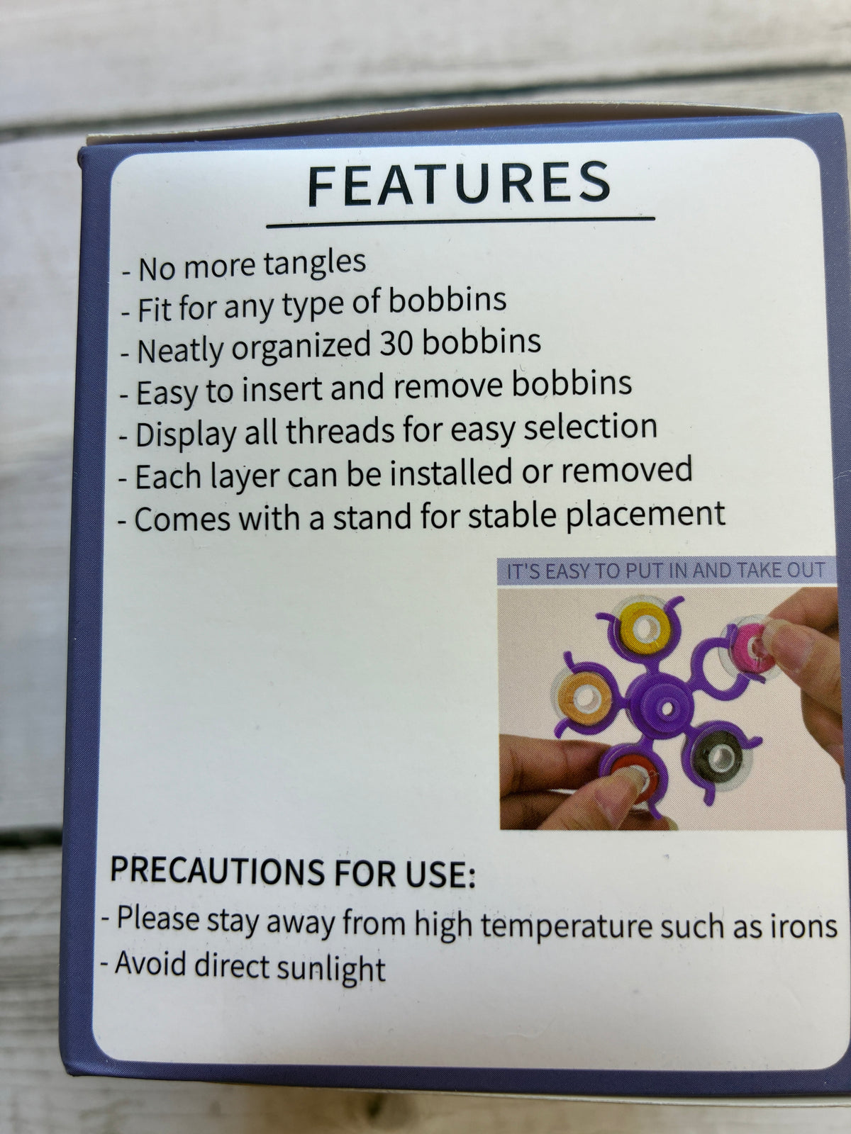 Bobbin Tower - holds 30 bobbins
