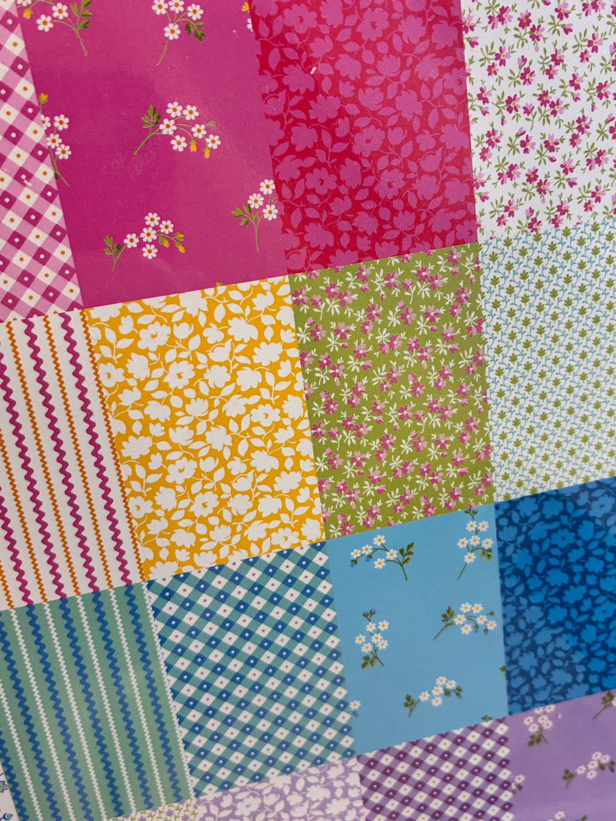 Beloved Blossoms - 10 x 10 inch squares- layer cake 42 squares