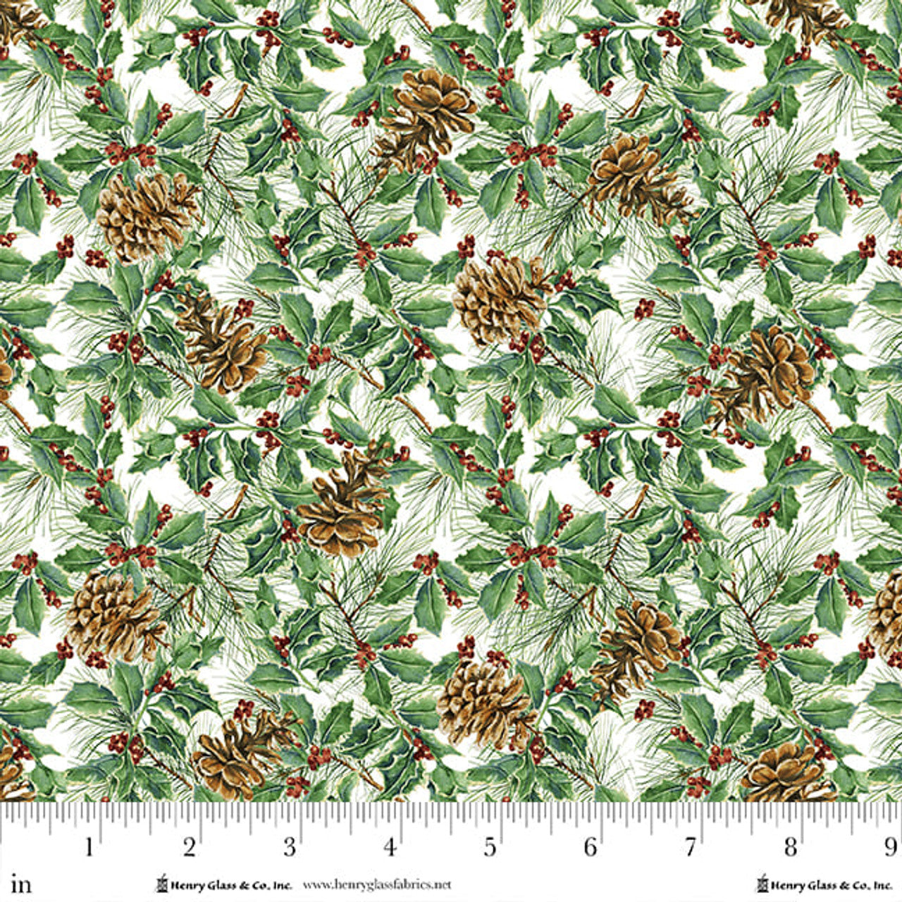 Joyful Snowmen - pine cones and holly berries