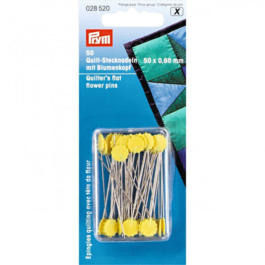 Prym quilters flat flower pins