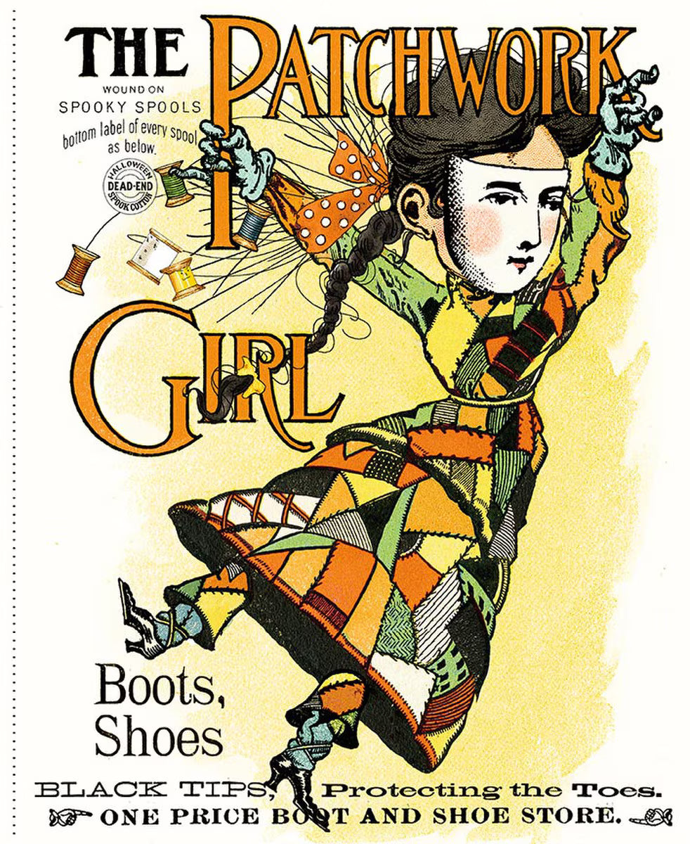 Scary Scraps - The Patchwork Girl -panel