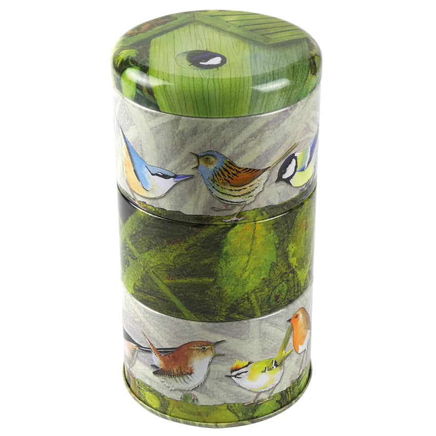 Emma Ball - British Birds Tall Stacking Tins