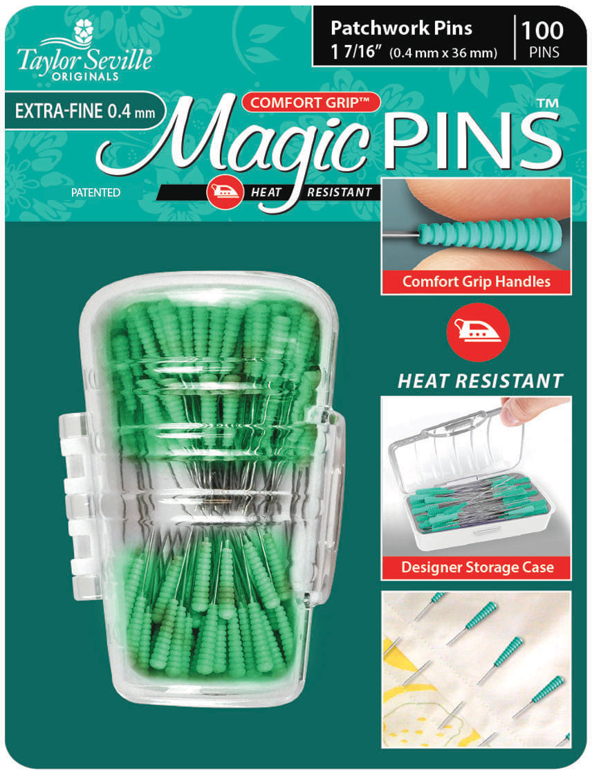 Magic Pins - extra fine 0.4mm 1 inch 7/16 (0.4 x 36mm) pack of 50
