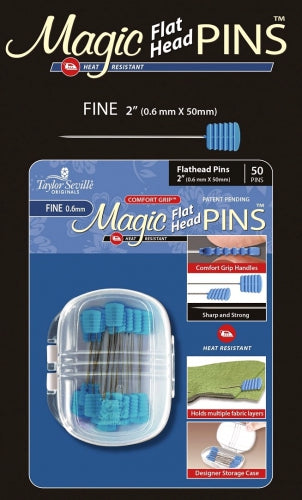 Magic Pins - flat head fine fine 50pc (0.6mm) TS219928