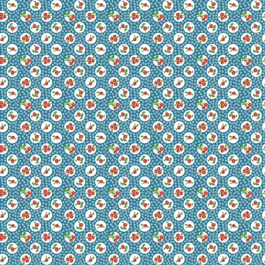 Flower Market - pocket posies blue