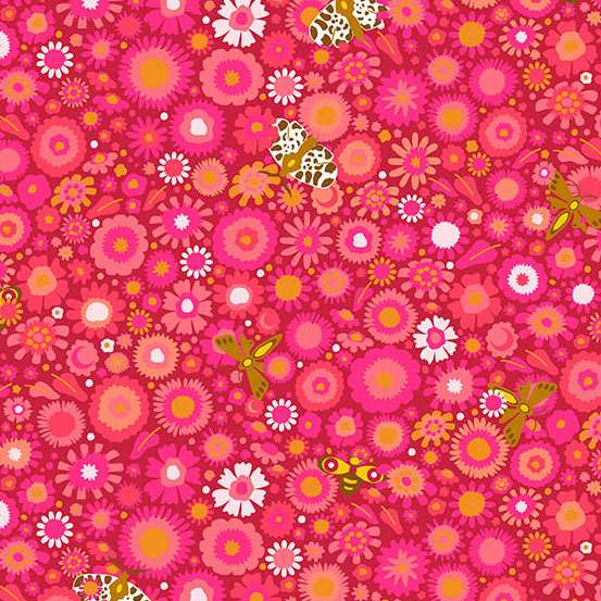 Camp Kitschy La La - daisy field cardina 2/1715R