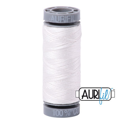 Aurifil thread 28 wt - 2024 white