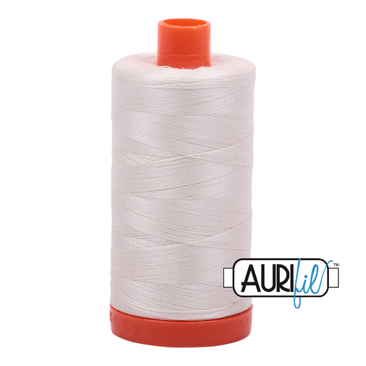 Aurifil cotton thread 50wt 2311 light cream/beige muslin