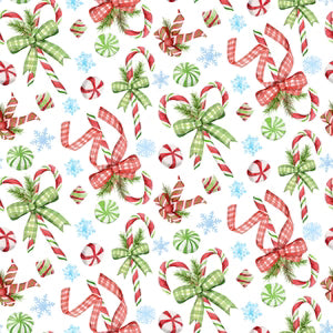 Winter Village - candy cane lane