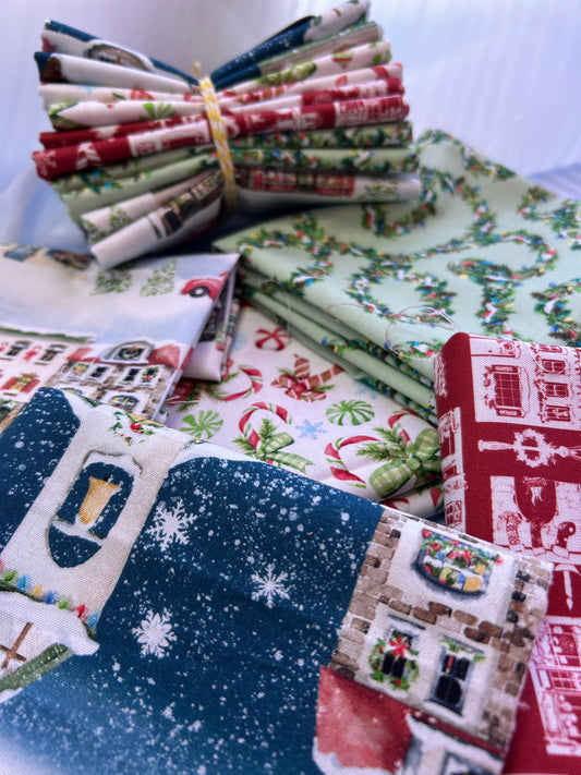 Winter Village - fat quarter bundle