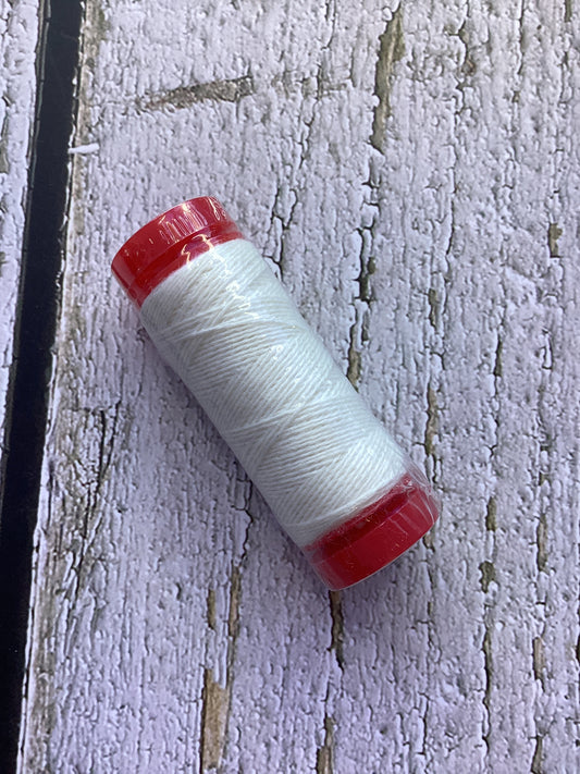 Aurifil 12 weight small spool - off white 8328