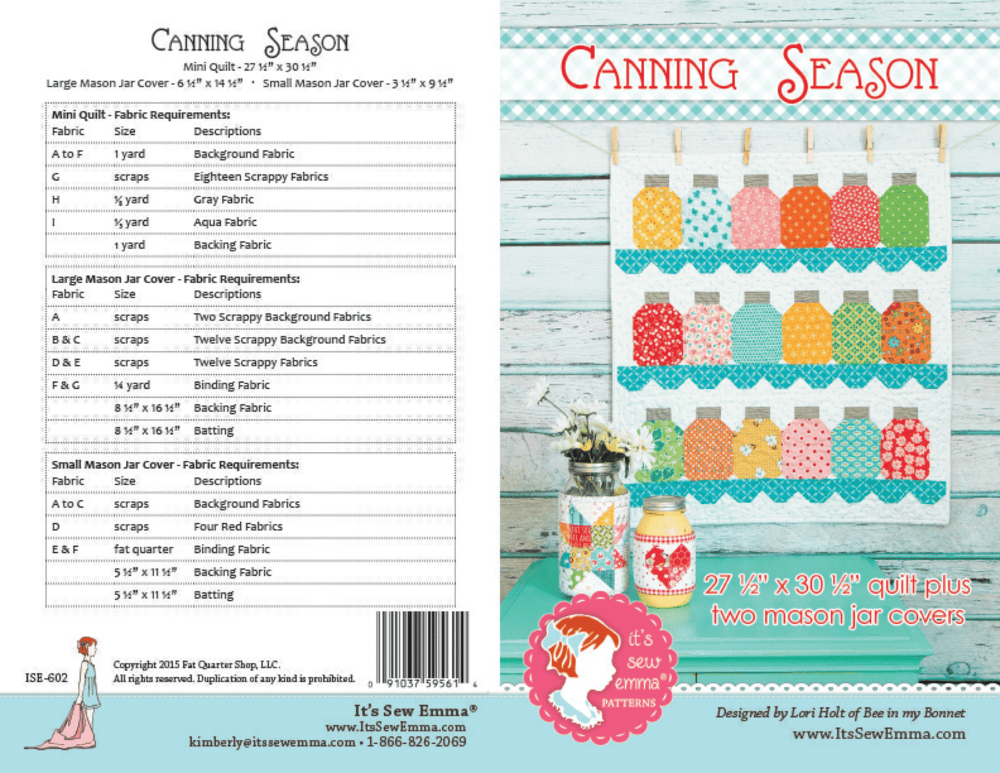 Lori Holt - pattern Canning Season
