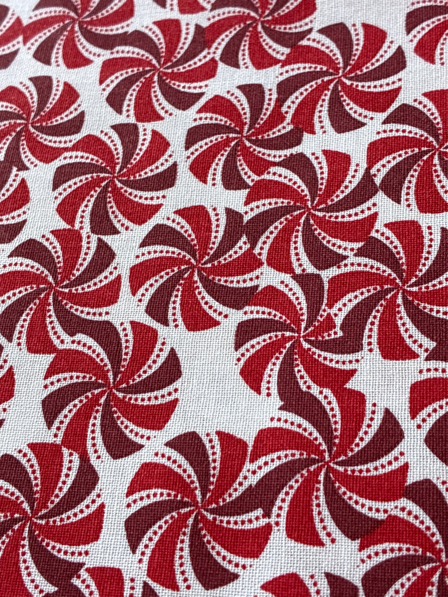 Christmas candy - red and white swirls