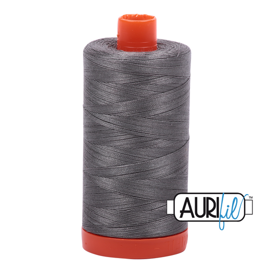 Aurifil cotton thread 50WT 5004 dark grey