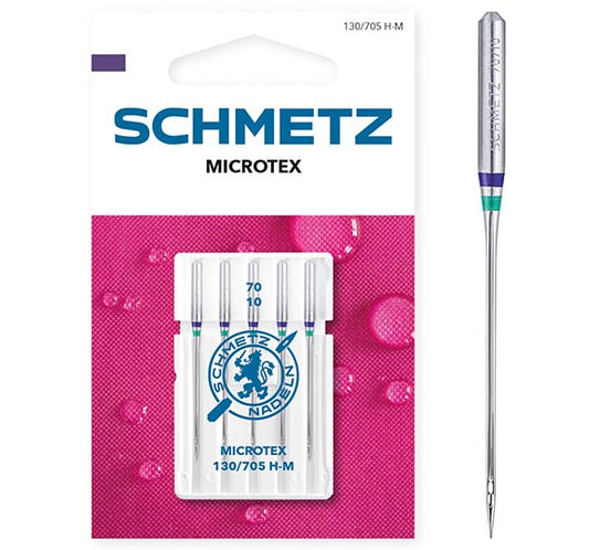 Schmetz microtex needles 70/10    709917