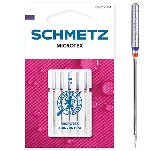Schmetz microtex needles 80/12       709997