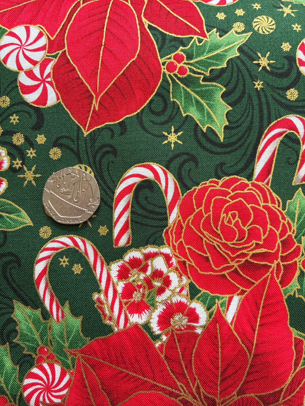 Holiday Flourish - peppermint twist pine