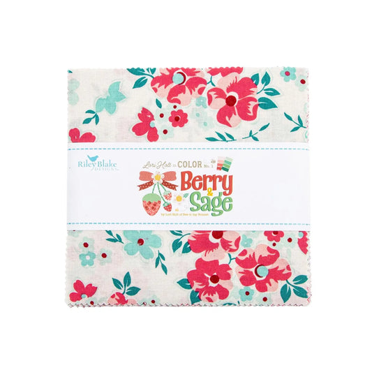 Berry & Sage 5 inch stacker - charm squares Lori Holt