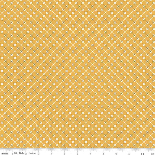 Lori Holt - Bee Plaids sunflower daisy 12035