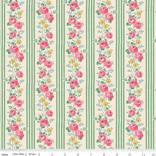 Cath Kidston  - Pre-Order -  Classic Stripe green expected NOVEMBER 2026
