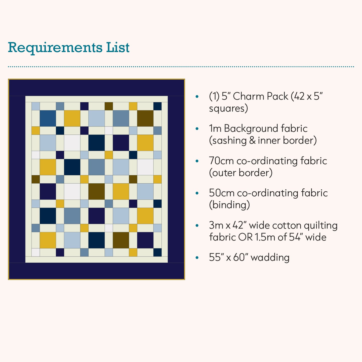 Charming Squares quilt pattern
