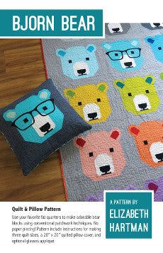 Bjorn Bear - quilt pattern- Elizabeth Hartman