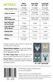 Dwight the Deer - quilt pattern- Elizabeth Hartman