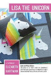 Lisa the Unicorn - quilt pattern- Elizabeth Hartman